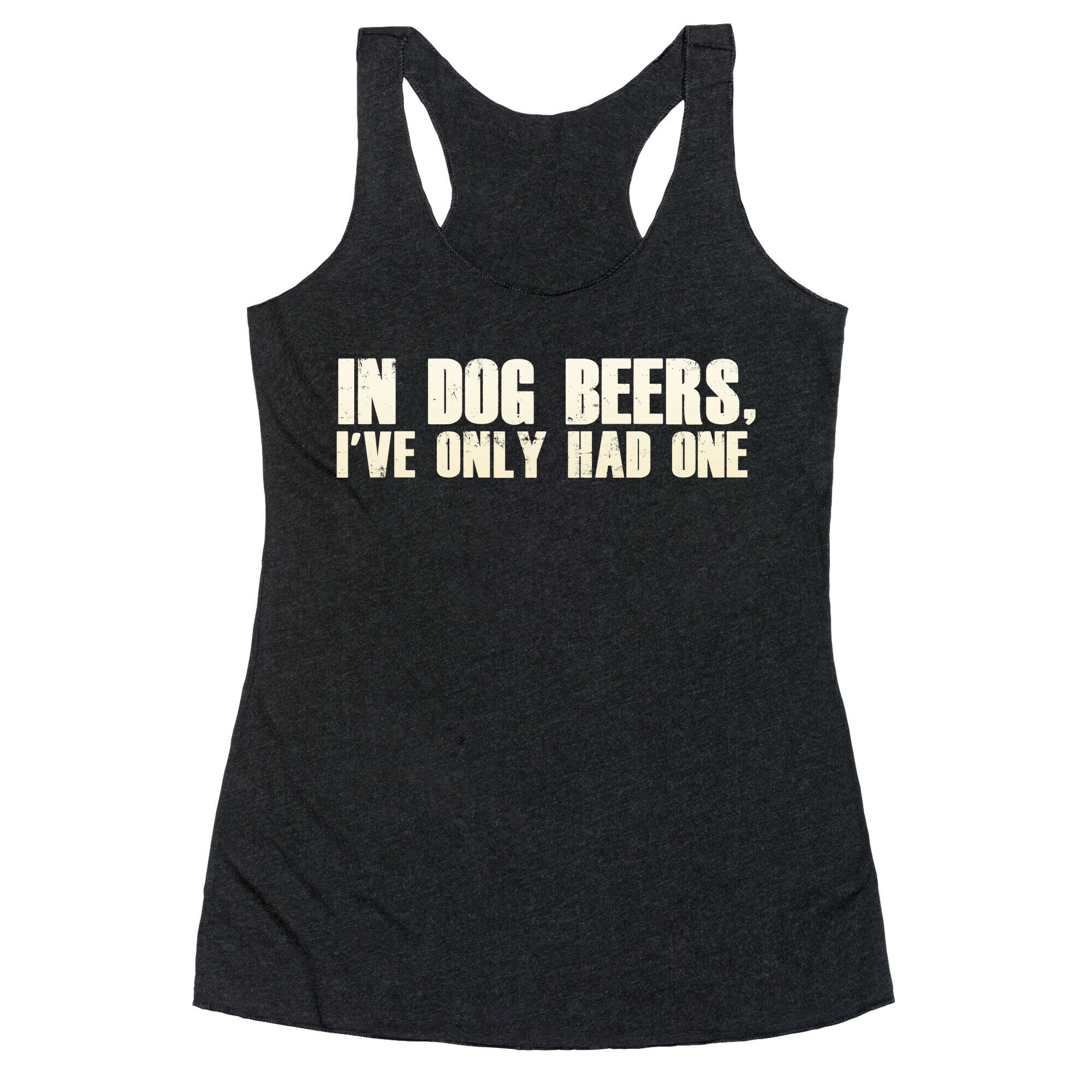In Dog Beers Racerback Tank